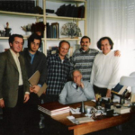 Casa di Mario Luzi Enrico Capodaglio, Feliciano Paoli, Alfredo Bartolomeoli, Bruno Ceci, Sandro Pazzi, Mario Luzi.